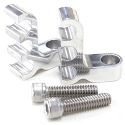 POLISHED 3 WIRE LEAD SEPARATORBOLT INTO VALVE COVER PAIR