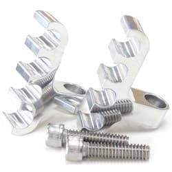 POLISHED 4 WIRE LEAD SEPARATORBOLT INTO VALVE COVER PAIR