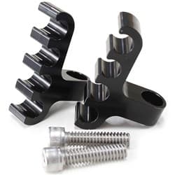 BLACK 4 WIRE LEAD SEPARATOR BOLT INTO VALVE COVER PAIR