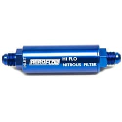 NITROUS FILTER -6AN HI-PRESS BLUE NOS15552 REPLACEMENT