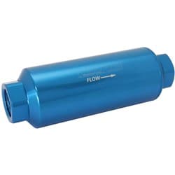 AEROFLOW PRO FILTER 60 MICRON BLUE FEMALE -12 ORB 2.4" x 7"