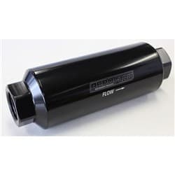 AEROFLOW PRO FILTER 60 MICRON BLACK FEMALE -12 ORB 2.4" x 7"