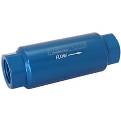 AEROFLOW PRO FILTER 60 MICRON BLUE FEMALE -12ORB 2" x 5.5"