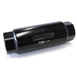 AEROFLOW PRO FILTER 60 MICRON BLACK FEMALE -12ORB 2" x 5.5"