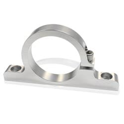 AEROFLOW BILLET FILTER BRACKETFOR 50mm DIAM FILTERS POLISHED