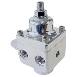 4 PORT FUEL PRESSURE REGULATORPOLISHED CARB 1600+HP 4-12 PSI