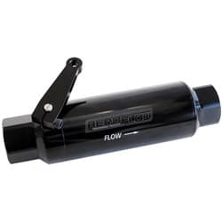 -12ORB INLINE FILTER WITH BALLVALVE STAINLESS STEEL 60 micr