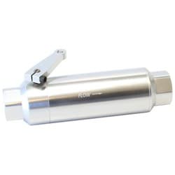 -12ORB INLINE FILTER WITH BALLVALVE STAINLESS STEEL 60 micr