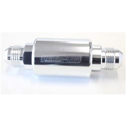 AEROFLOW FILTER 40 MICRON SILVER -8AN 1.25" x 3" NOTES