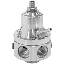 2000HP EFI FUEL PRESSURE REG 4 PORT -8 E85 ALCOHOL POLISHED