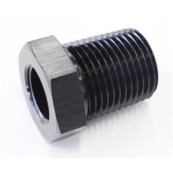TEMPERATURE PROBE ADAPTER BLACK 1/2" MALE 5/8" FEMALE