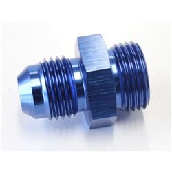 CARTER/EDELBROCK FITTING -6 BLUE 5/8" X 20 TO -6AN