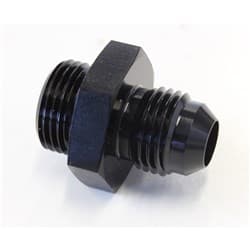 CARTER/EDELBROCK FITTING -6 BLACK 5/8" X 20 TO -6AN
