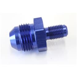 3/8"-24 DUAL SEAT FLARE -8AN BLUE ALSO CAN BE WASHER SEAL