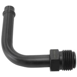 HOLLEY CARB INLET FITTINGS 5/8INVERTED TO 3/8" BARB 90 DEG