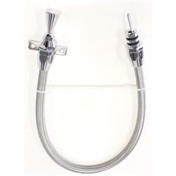 GM TH350 TH400 TRANS DIPSTICK FIREWALL MOUNT CHROME FINISH