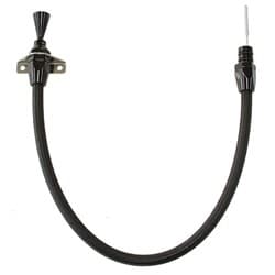GM TH350 TH400 TRANS DIPSTICK FIREWALL MOUNT BLACK FINISH
