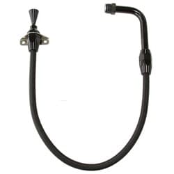FORD C4 TRANS DIPSTICK IN PAN FIREWALL MOUNT BLACK S/S