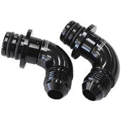 FORD 6R TRANS COOLER PORT FITTINGS FULL FLOW -8AN