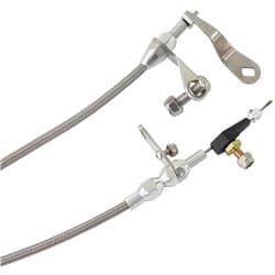 AEROFLOW KICKDOWN CABLE C6 CHROME FINISH