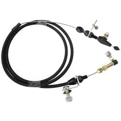 AEROFLOW KICKDOWN POWERGLIDE CABLE BLACK FINISH
