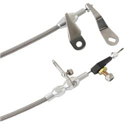 AEROFLOW KICKDOWN FORD C4 CABLE CHROME FINISH