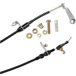 AEROFLOW KICKDOWN FORD AOD CABLE BLACK FINISH