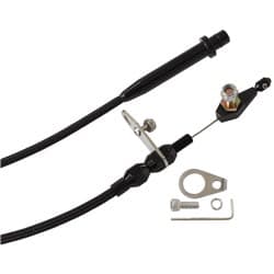 AEROFLOW KICKDOWN GM TH350 CABLE BLACK FINISH