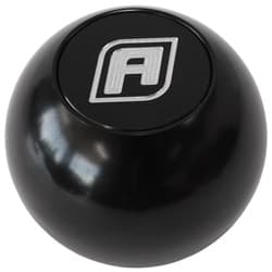 BILLET ROUND BLACK GEAR KNOB SHIFT SHIFTER BALL 1/2"-20