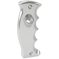 BUTTON PISTOL GRIP SIDE PLATE DRIVERS SIDE HANDLE SILVER