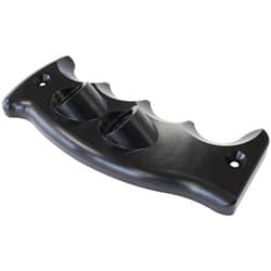 DUAL BUTTON PISTOL GRIP SIDE PLATE DRIVERS HANDLE BLACK