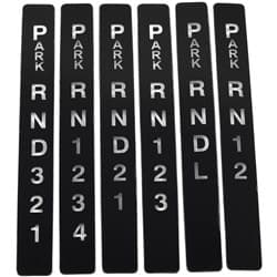 BLACK INDICATOR WINDOW KIT FOR NITRO PISTOL SHIFTER