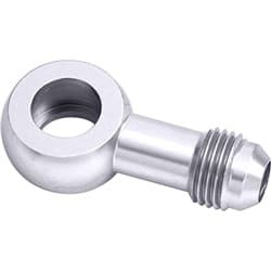 Banjo 14mm to -4AN Silver