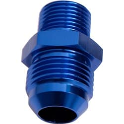 METRIC M14 X 1.5MM TO -4AN BLUE MALE M14 X 1.5MM TO -4AN