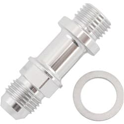 METRIC M14 x 1.5mm TO -6 LONG EXTENSION 51mm SILVE MALE -6AN