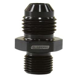 METRIC M12 X 1.0MM TO -6AN BLACK MALE M12X1.0MM TO -6AN