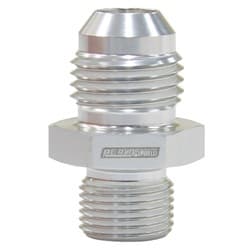 METRIC M12 X 1.0MM TO -6AN SILVER MALE M12X1.0MM TO -6AN