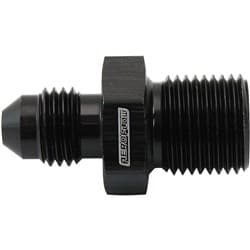METRIC M14 X 1.25MM TO -4AN BLACK MALE M14 X1.25MM TO -4AN