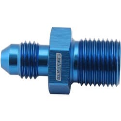 METRIC M14 X 1.25MM TO -6AN BLUE MALE M14 X 1.25MM TO -6AN