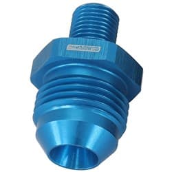 METRIC M10 X 1.0MM TO -8AN BLUE MALE M10x1.0MM TO -8AN