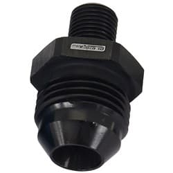 METRIC M10 X 1.0MM TO -8AN BLACK MALE M10x1.0MM TO -8AN