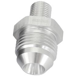 METRIC M10 X 1.0MM TO -8AN SILVER MALE M10x1.0MM TO -8AN