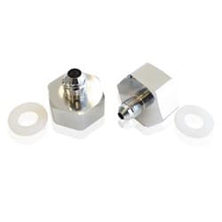 NITROUS BOTTLE ADAPTER -4AN STEEL FINISH DURABLE FOR ONOFF