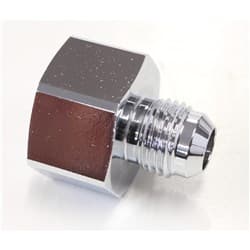 NITROUS BOTTLE ADAPTER -6AN STEEL FINISH SUITS BOC BOTTLE