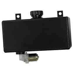 FABRICATED BLACK WASHER TANK WITH MOTOR -L,W,H=210X80X100MM