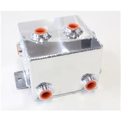 FABRIC ALLOY UNIV TANK 1L X 6 -8 ORB POLISHD WITH MOUNT TABS