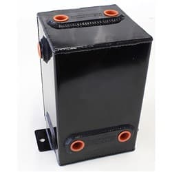 FABRIC ALLOY UNIV TANK 3L X 6 -8 ORB BLACK WITH MOUNT TABS