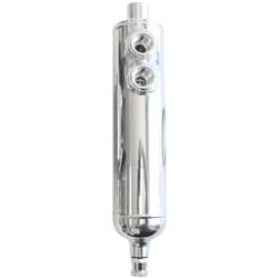 UNIVERSAL BREATHER TANK F/MALE2 X -12ORB 13" X 3" POLISHED