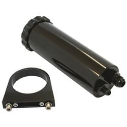 BLACK BILLET POWER STEER TANK, BILLET BRACKETS -10,-6