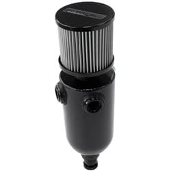 UNIV BREATHER TANK 2x -8ORB 6.5X3.5" S/S BILLET BREATHER